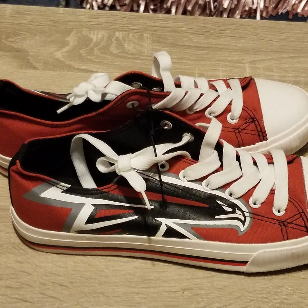 Atlanta Falcon Converse(like ) Sneakers 9M- 10.5 w